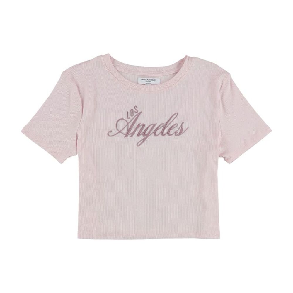 GRAYSON/THREADS Womens Los Angeles Graphic T-Shirt, , Juniors, XL, DM